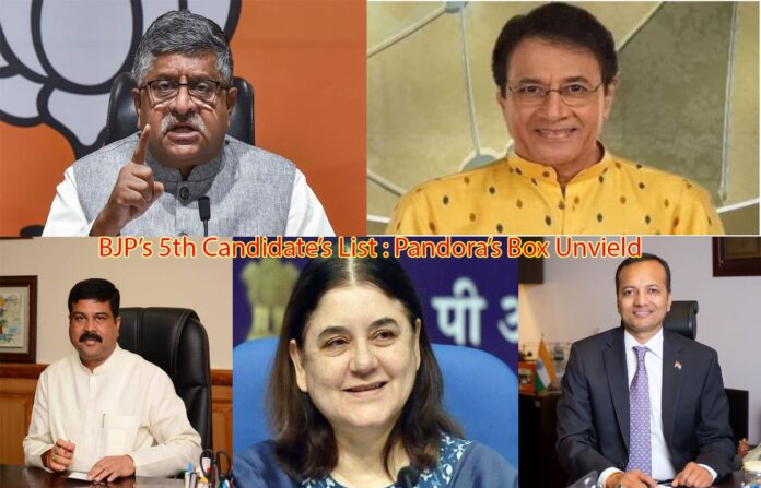 BJP's Fifth Candidate List