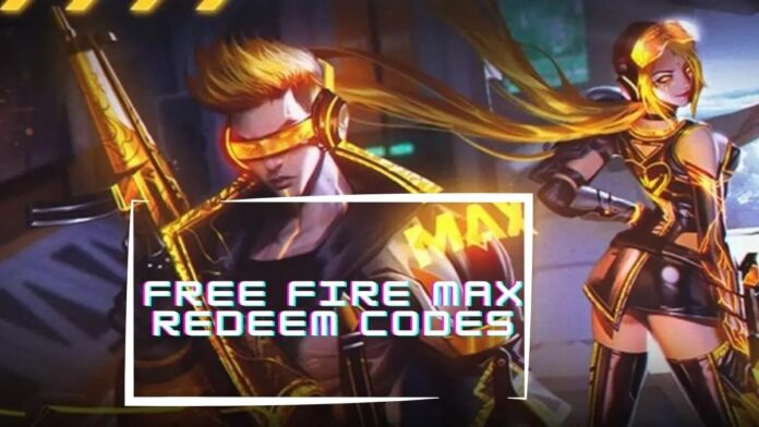 free fire max redeem code